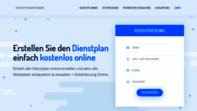 What Schichtplaner-online.de website looked like in 2021 (3 years ago)