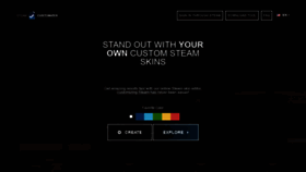 What Steamcustomizer.com website looked like in 2021 (3 years ago)