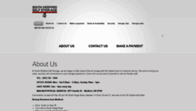 What Southmedfordstorage.com website looked like in 2021 (3 years ago)