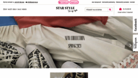 What Starstyle.sk website looked like in 2021 (3 years ago)