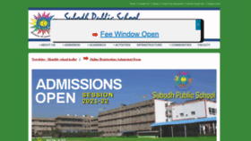 What Subodhpublicschool.com website looked like in 2021 (3 years ago)