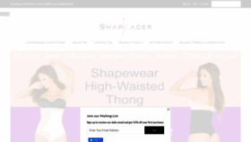 What Shapeager.com website looked like in 2021 (3 years ago)