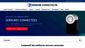 What Serrure-connectee.fr website looked like in 2021 (3 years ago)