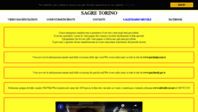 What Sagretorino.it website looked like in 2021 (3 years ago)