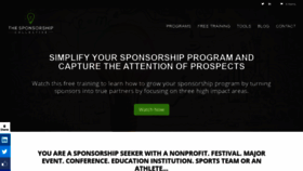 What Sponsorshipcollective.com website looked like in 2021 (3 years ago)