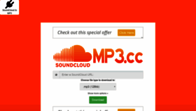 What Soundcloudmp3.cc website looked like in 2021 (3 years ago)