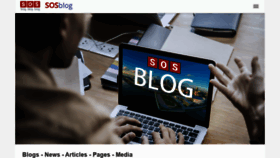 What Sosblog.com website looked like in 2021 (3 years ago)