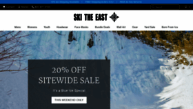 What Skitheeast.net website looked like in 2021 (3 years ago)