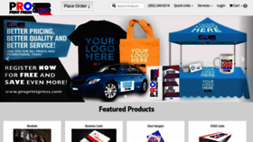 What Store.proprintpress.com website looked like in 2021 (3 years ago)