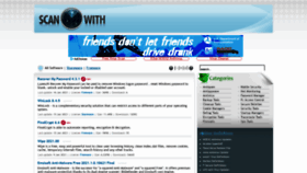 What Scanwith.com website looked like in 2021 (3 years ago)