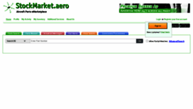 What Stockmarket.aero website looked like in 2021 (3 years ago)