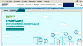 What Smartwaste.co.uk website looked like in 2021 (3 years ago)