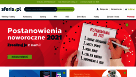 What Sferis.pl website looked like in 2021 (3 years ago)
