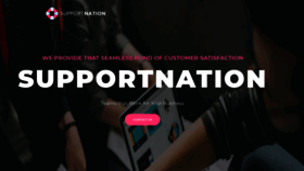 What Supportnation.com website looked like in 2021 (3 years ago)