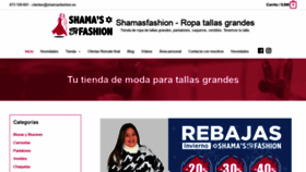 What Shamasfashion.es website looked like in 2021 (3 years ago)
