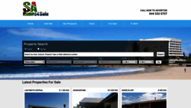What Sahomes4sale.co.za website looked like in 2021 (3 years ago)