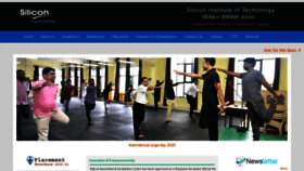 What Silicon.ac.in website looked like in 2021 (4 years ago)