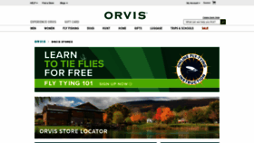 What Stores.orvis.com website looked like in 2021 (3 years ago)