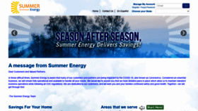 What Summerenergy.com website looked like in 2021 (3 years ago)