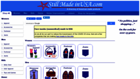 What Stillmadeinusa.com website looked like in 2021 (3 years ago)