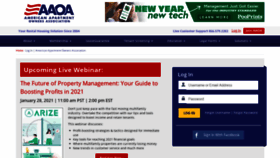 What Secure.american-apartment-owners-association.org website looked like in 2021 (3 years ago)