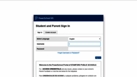 What Sis.stamfordpublicschools.org website looked like in 2021 (3 years ago)