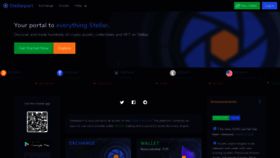 What Stellarport.io website looked like in 2021 (3 years ago)