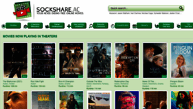 What Sockshare.ac website looked like in 2021 (3 years ago)