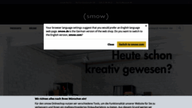 What Smow.de website looked like in 2021 (3 years ago)