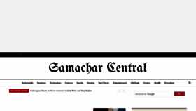 What Samacharcentral.com website looked like in 2021 (3 years ago)