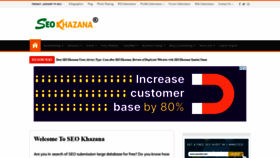 What Seokhazana.com website looked like in 2021 (3 years ago)