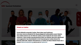 What Shg-kliniken.de website looked like in 2021 (3 years ago)
