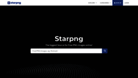What Starpng.com website looked like in 2021 (3 years ago)