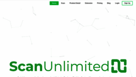 What Scanunlimited.com website looked like in 2021 (3 years ago)
