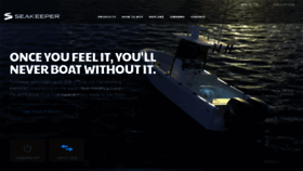 What Seakeeper.com website looked like in 2021 (3 years ago)