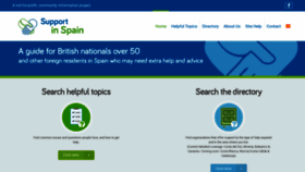 What Supportinspain.info website looked like in 2021 (3 years ago)