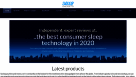 What Sleepgadgets.io website looked like in 2021 (3 years ago)
