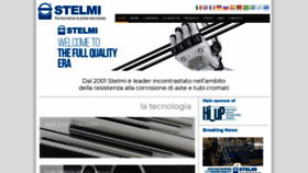 What Stelmi.it website looked like in 2021 (3 years ago)