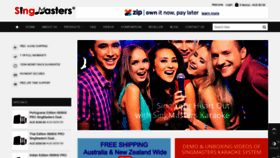What Singmasters.com.au website looked like in 2021 (3 years ago)