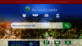 What Santa-clarita.com website looked like in 2021 (3 years ago)
