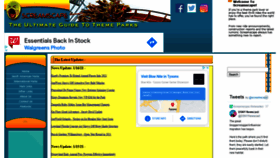 What Screamscape.com website looked like in 2021 (3 years ago)