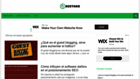 What Seotado.com website looked like in 2021 (3 years ago)