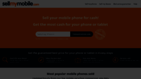 What Sellmymobile.com website looked like in 2021 (3 years ago)