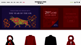 What Shanghaitang.com website looked like in 2021 (3 years ago)