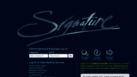 What Signatureny.com website looked like in 2021 (3 years ago)