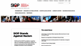 What Siop.org website looked like in 2021 (3 years ago)