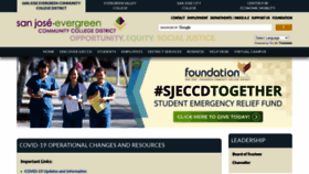 What Sjeccd.edu website looked like in 2021 (3 years ago)