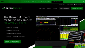 What Speedtrader.com website looked like in 2021 (3 years ago)