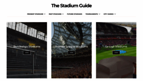 What Stadiumguide.com website looked like in 2021 (3 years ago)