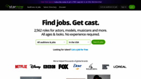 What Starnow.co.nz website looked like in 2021 (3 years ago)